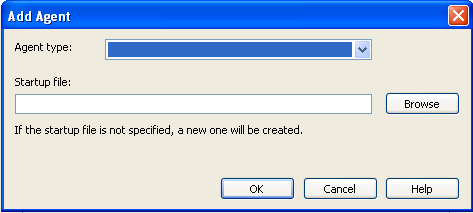 Add Agent dialog box