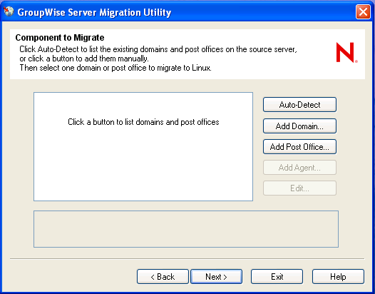 Component to Migrate page