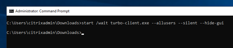 Citrix start command