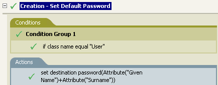 Set Default Password