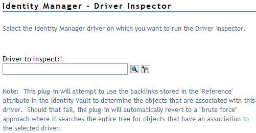 Selecting a driver to inspect