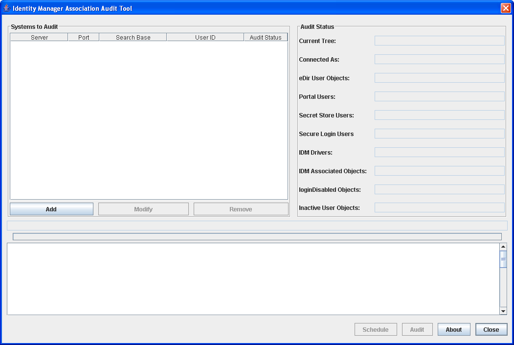 License Auditing Tool interface