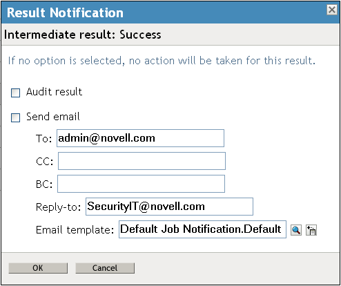Creating a mail recipient profile