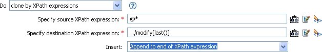 Clone by XPath expression