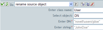 Rename source object