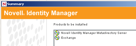 Summary Page of Products and Components