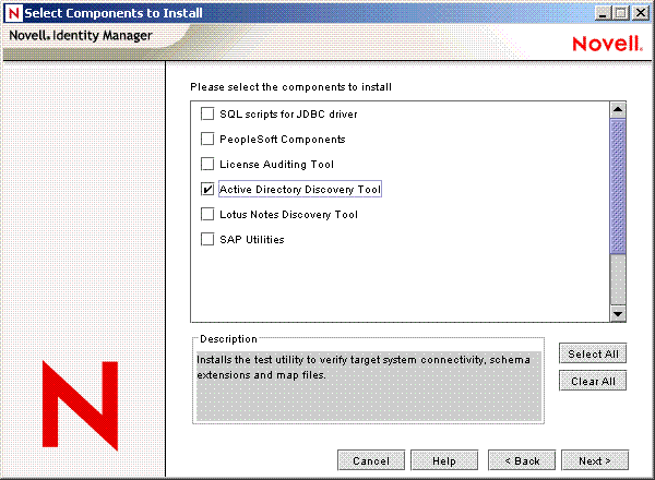 The Active Directory Discover Tool Check Box