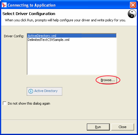 Driver Configuration Wizard