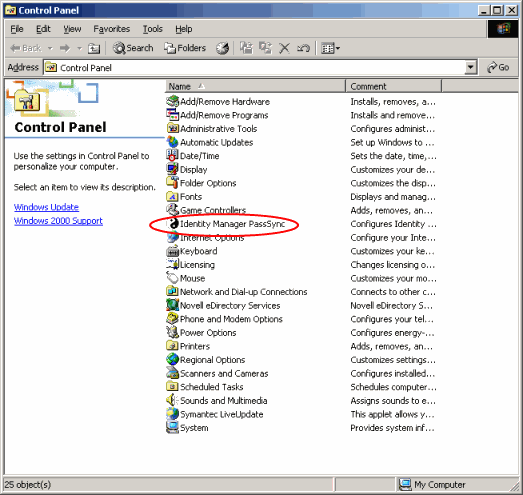 Identity Manager PassSync Icon