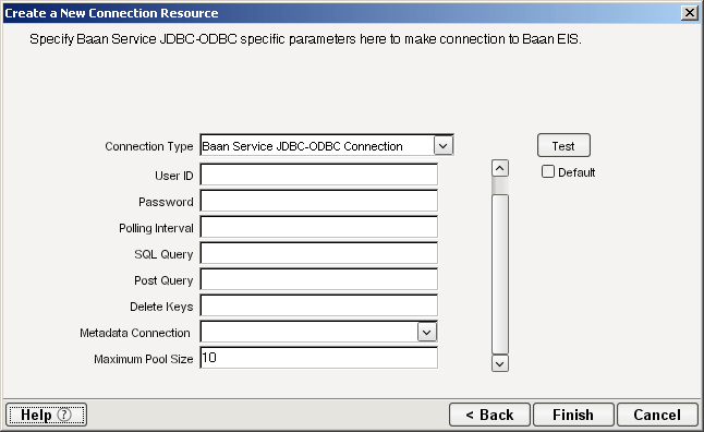 CreateNewJDBCODBCServConnection