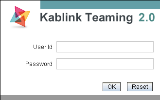 Kablink Login Dialog Box