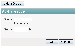 Add Group Data Quota