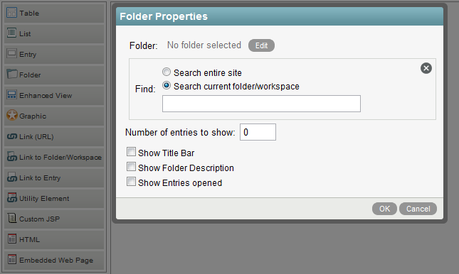 Configuring Folder Properties