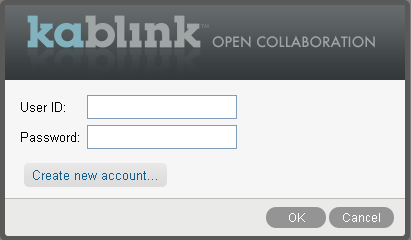 Login page with Create New Account link
