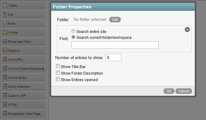 Configuring Folder Properties