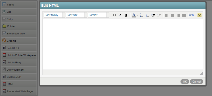 Configuring HTML Properties