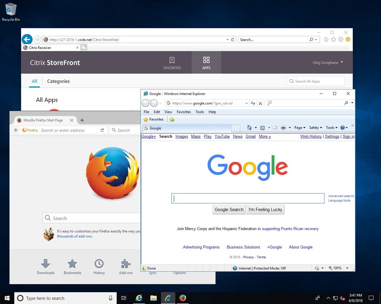 Citrix apps web launched