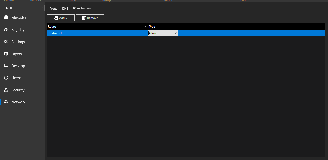 Turbo Studio IP Restrictions