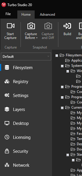 Turbo Studio Side Bar