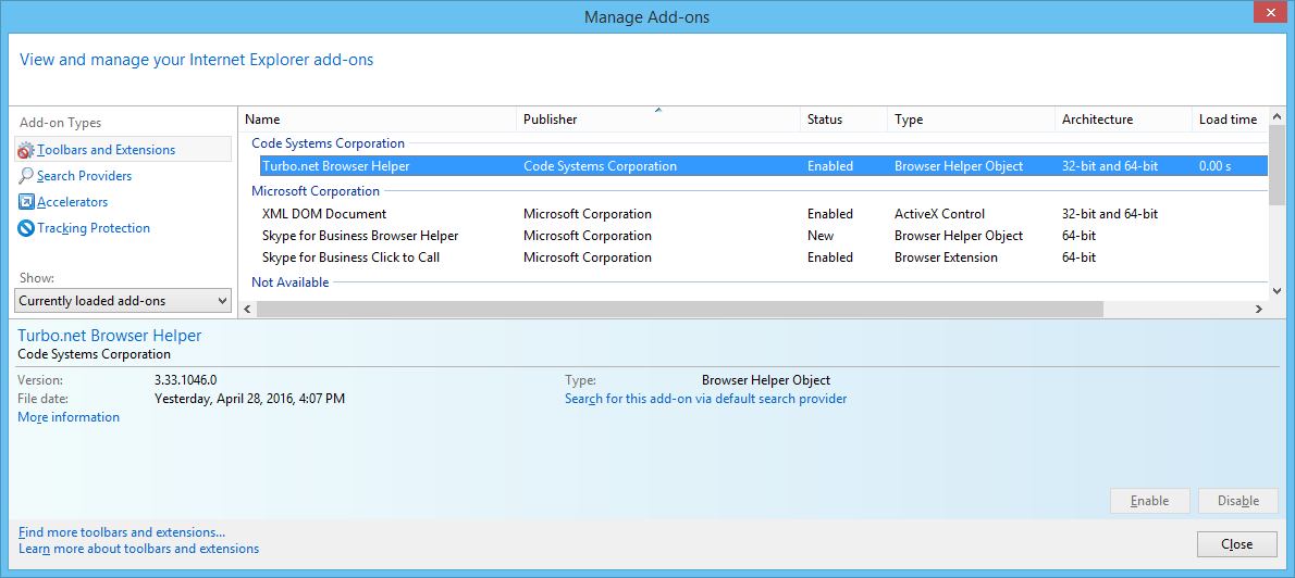 Redirector IE Add-ons