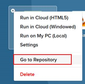 Go to repository link