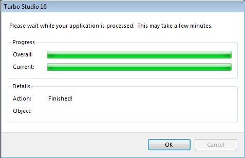 Studio snapshot complete
