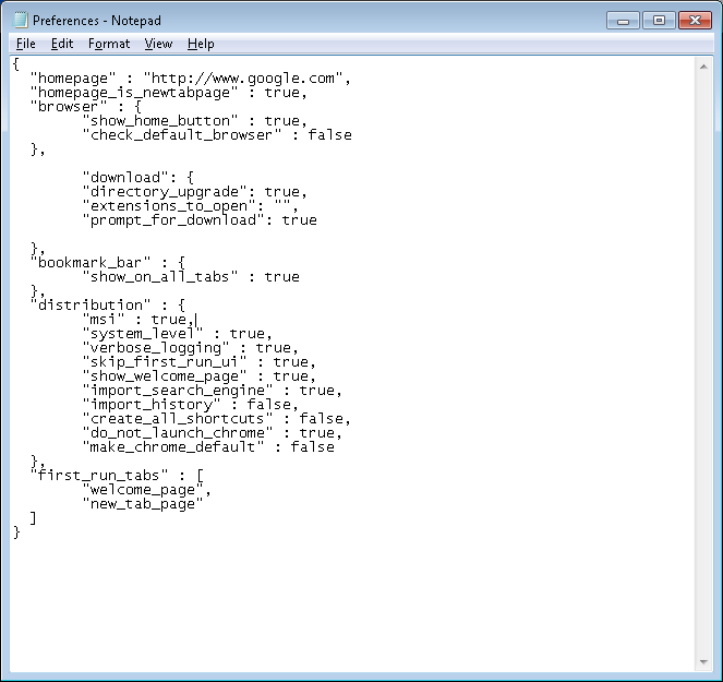 Studio snapshot preferences