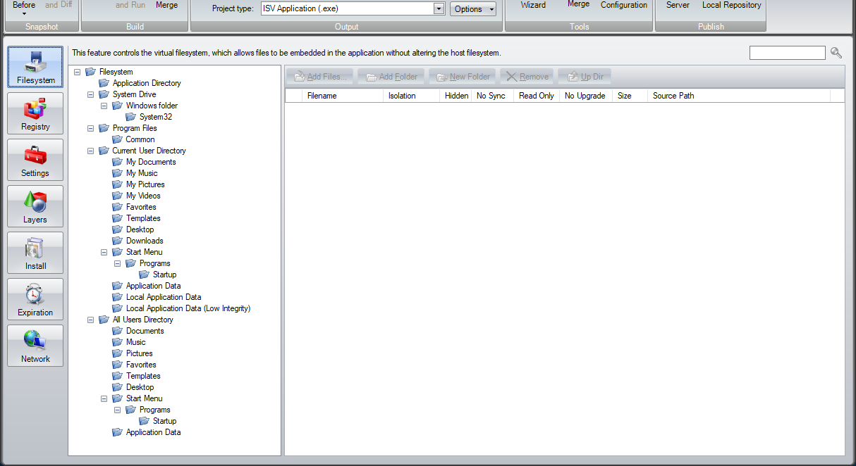 Studio virtual file system