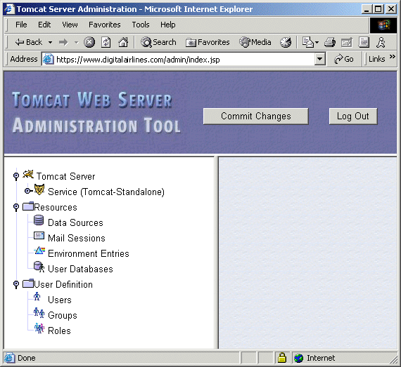Tomcat Administration Tool