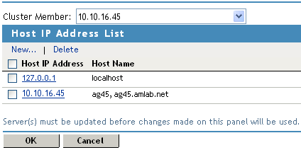 Configuring hosts