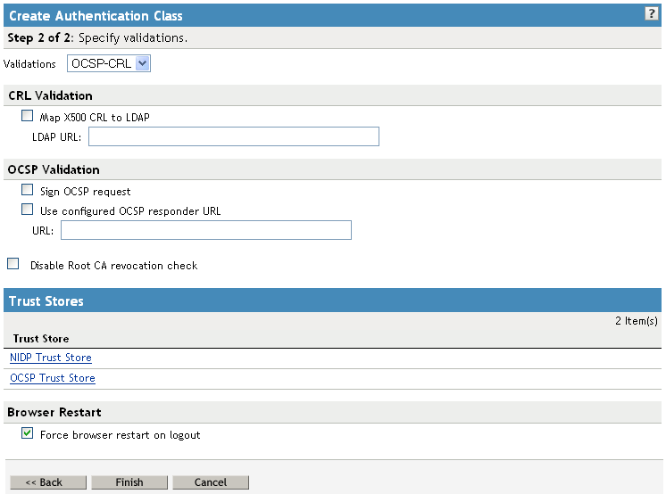 Specifying X.509 validations