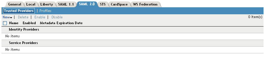 Creating a new trusted provider