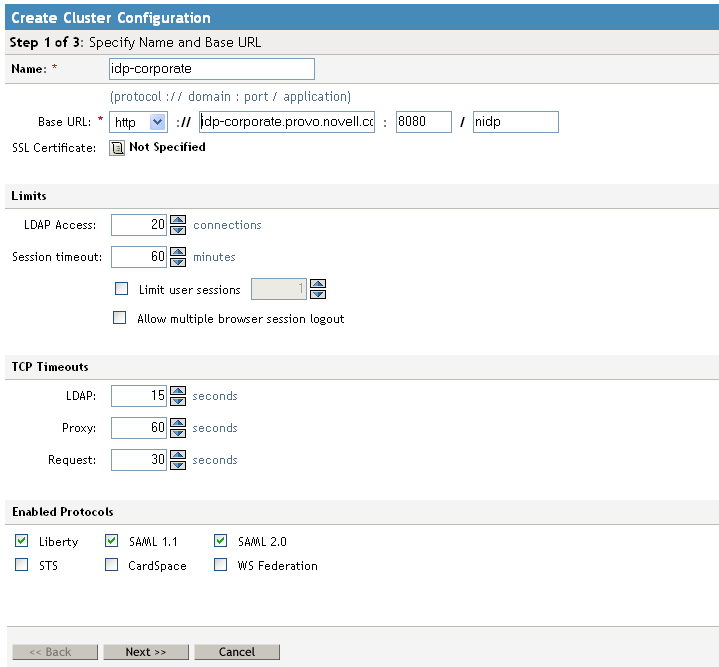 New IDS configuration