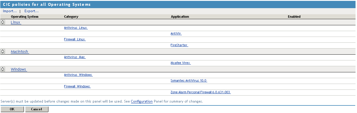 Configuring Client Integrity Check Policies