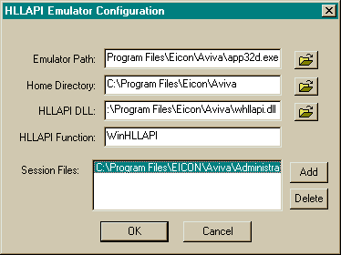 Screen Capture: Configuring an Emulator To Work with Terminal Launcher