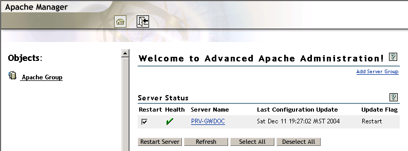 Administer Multiple Apache Servers