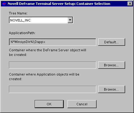 Specify contexts for DeFrame objects