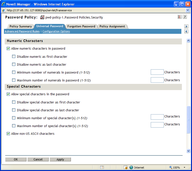 Novell Doc Novell Password Management Administration Guide Creating