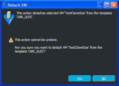 Detach Confirmation Dialog Box