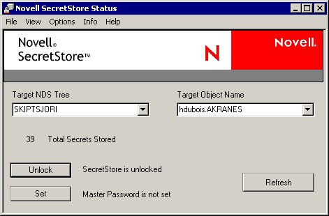SecretStore Status