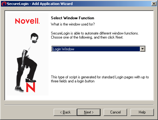 Selecting the window function
