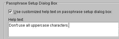 The Help Text pane
