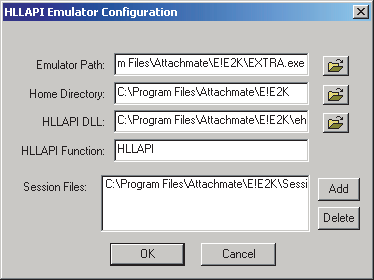 The Configuration dialog box