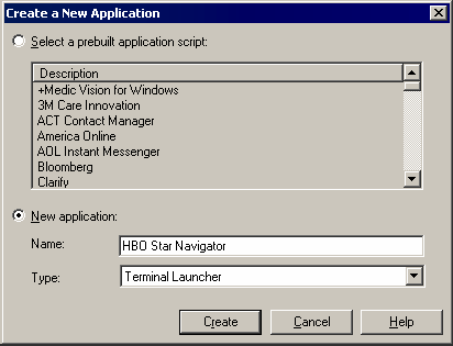 Adding HBO Star Navigator as a new application
