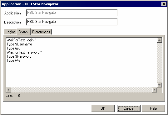 A script for HBO Star Navigator