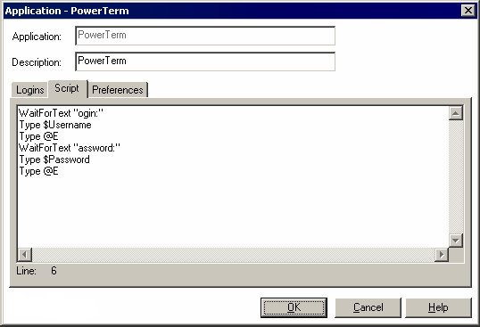 A script for PowerTerm