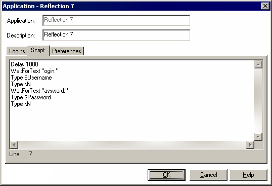 A script for Reflection 7