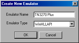Naming the emulator