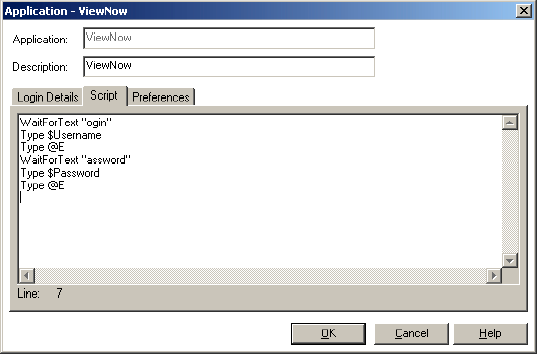A script for ViewNow