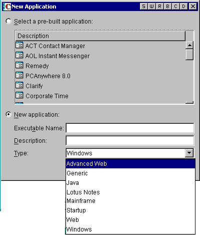 The Acvanced Web option as a script type